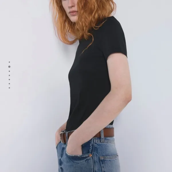ZARA Fitted‎ T-shirt - Image 4