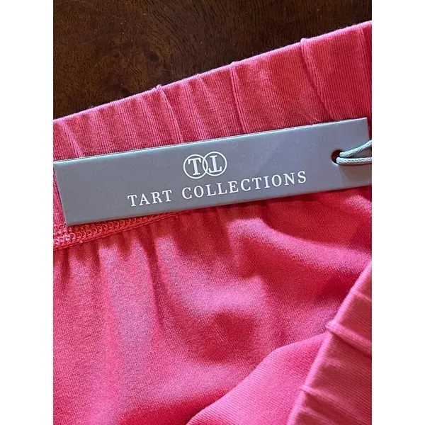 Tart Collections‎ Pink Coral Elastic Waist Wrap Tie Front Cody Shorts Size S - Image 7