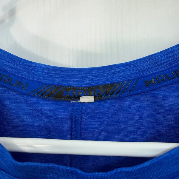 Under Armour blue Crewcut short‎ sleeve activewear athletic dri-fit shirt small - Image 3