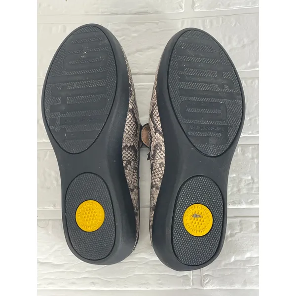 FitFlop SuperSkate Reptile Print Mule Slip On Shoes Size 6.5 - Image 6