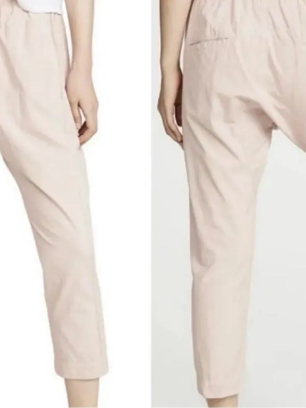 Bassike Pale Pink Drop Crotch Pants. $360 Size undefined - Image 3