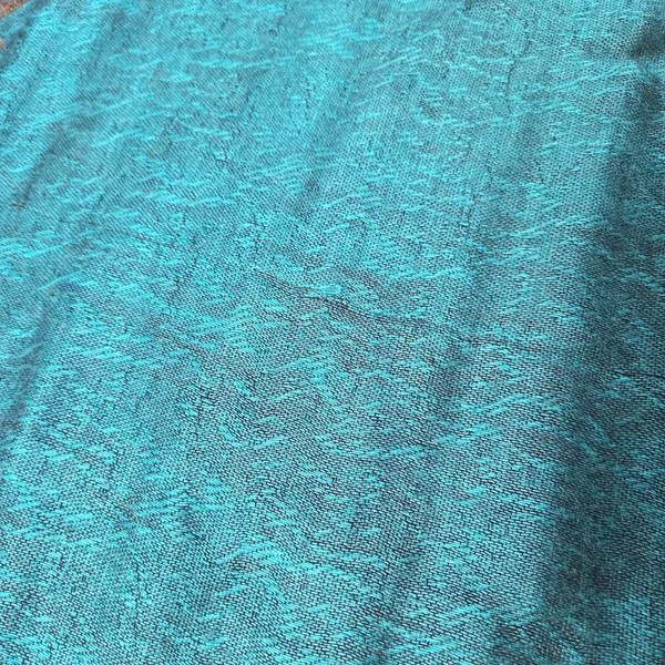 Pashmina Silk Blend Decorative Traditional Paisley Fringe Woven Reversible Scarf - Image 7
