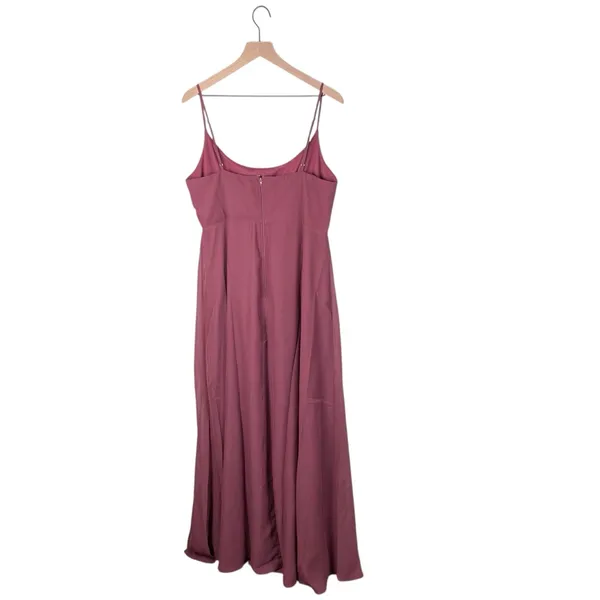 NEW Birdy Grey Amy Dress Chiffon Rosewood Womens Size XXL Long Length Bridesmaid - Image 4