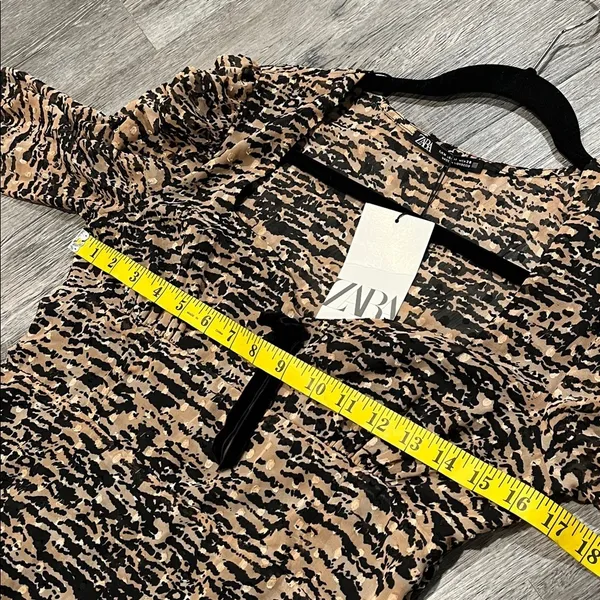ZARA new with tag ANIMAL PRINT DRESS - med - Image 10
