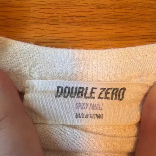 White Double Zero Shirt - Image 4