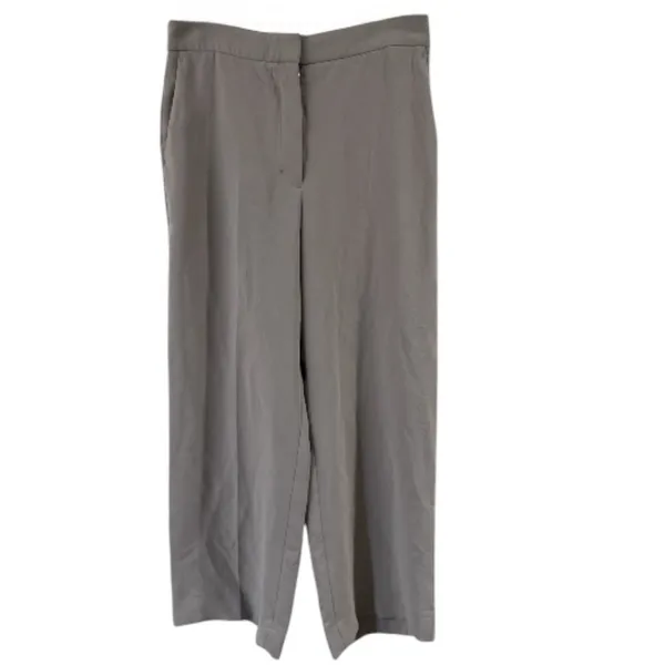 Aritzia Wilfred Alanya Wide Leg‎ High Rise Pant Womens 12 Gray Office - Image 2