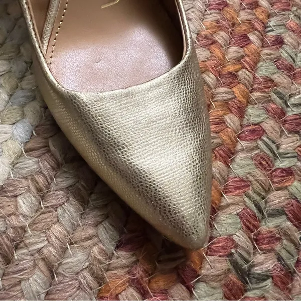 Calvin Klein Kirstin Gold 3 inch heels size 7 - Image 9