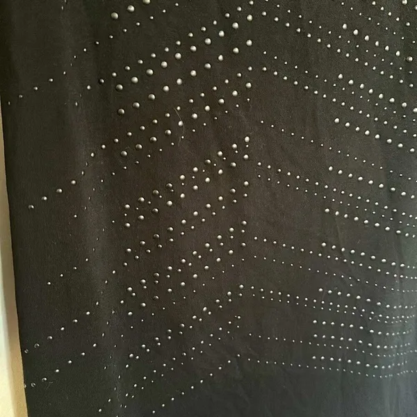Vince‎ Camuto Studded Long Sleeve Knit Career Dress Women's Medium Black - Image 4