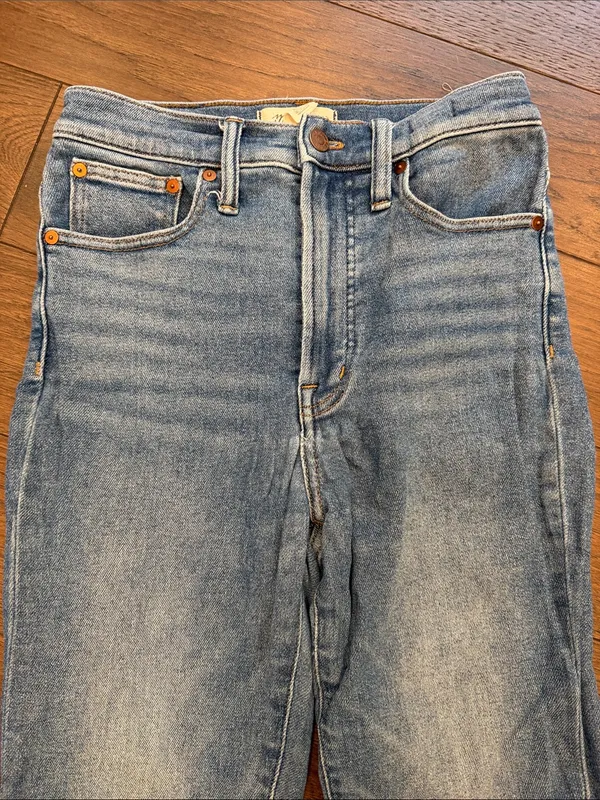 Madewell The Perfect Vintage Straight Jeans Size 26 - C36-206 - Image 5