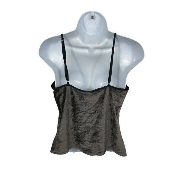 Victoria’s Secret S Velour Terry Cloth Tank Top Spaghetti Strap Soft Lounge Y2K - Image 2