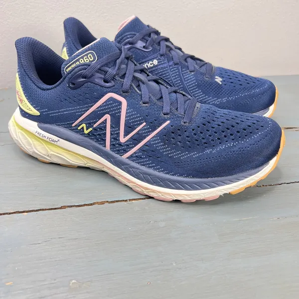 New Balance Fresh Foam X 860v13 Navy Pink Running Shoes W86013A Womens 9.5 - Image 3
