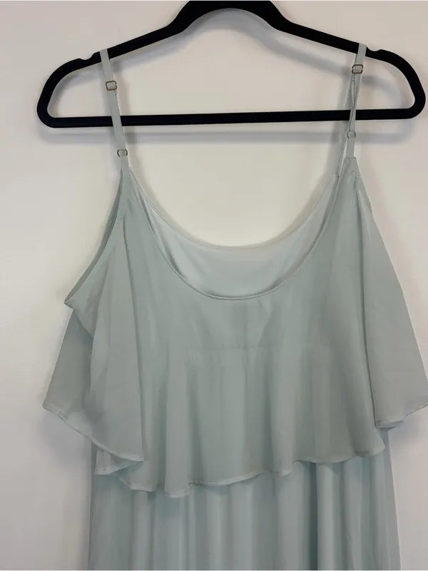 Show Me Your MuMu Light Blue Ruffle Maxi Dress - Image 8