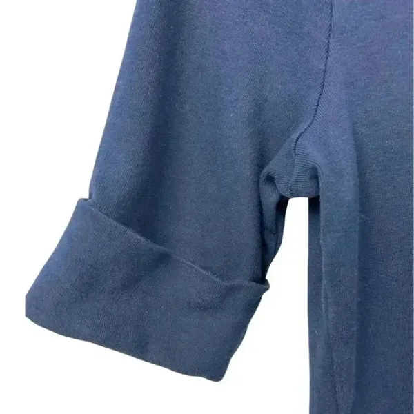 Lauren Ralph Lauren Navy‎ Scoop Neck Blouse- Size Medium - Image 4