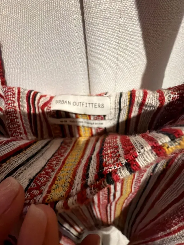 Urban Outfitters Bellamy Striped Overall Skirt Size M - Image 2