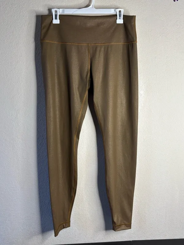 Lululemon Wunder Under High-Rise Tight Foil 28" Matte Copper Foil size 12 - Image 2