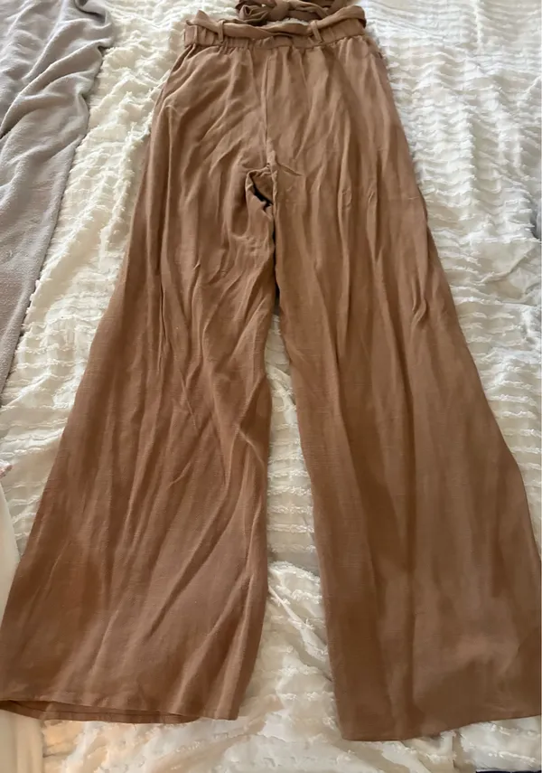 P.S. love wide leg linen/cotton pants - Image 3
