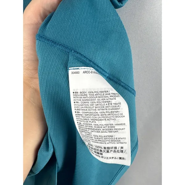 Women’s Arc’Teryx Small Grayish Blue Sports T-Shirt - Image 6