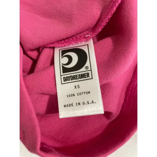 Daydreamer Baby Short Sleeve Scoop Neck Tee Hook & Eye Cosmo Pink NWT XS - Image 7