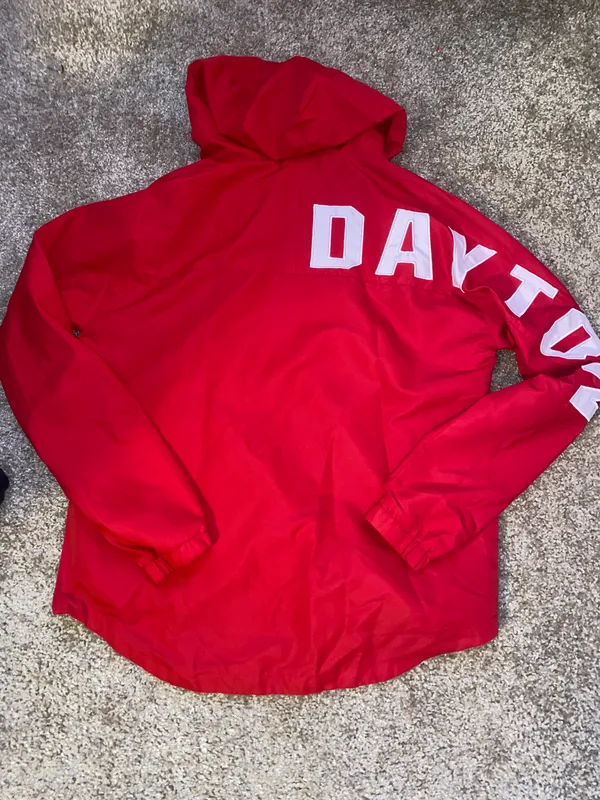 Dayton Flyers Wind Breaker Red Size M - Image 3