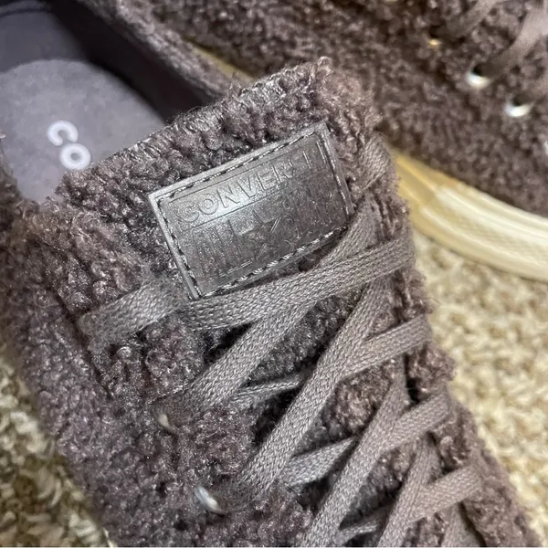 Converse CTAS Lift Ox Violet Ore Sherpa Women's Platform Sneakers 8.5 - Image 10
