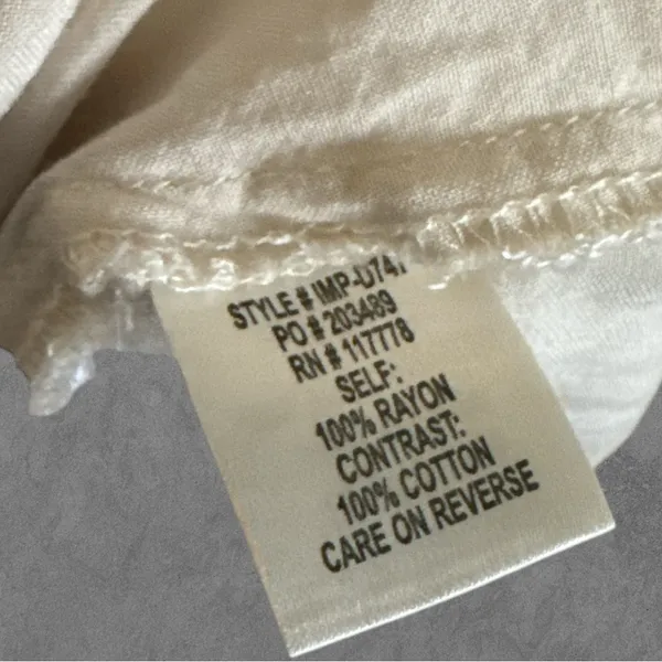 LOVESTITCH | Cream Ivory Floral Crochet Lace Tunic Tank Top Size M - Image 5