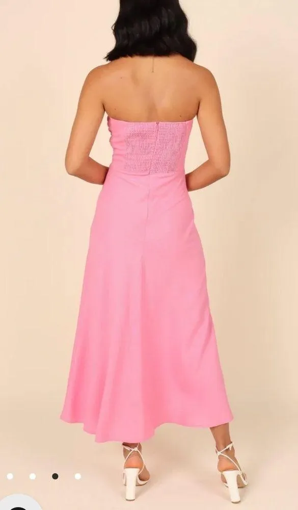 Petal + Pup Rosetta Pink Strapless Dress - Image 5
