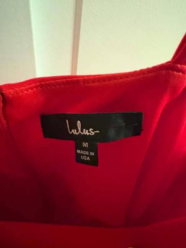 Lulus Red Dress - Image 3
