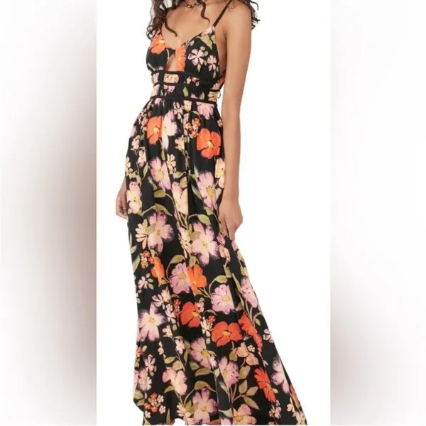 NWT Free People | Wisteria Floral Sleeveless Maxi Dress | S - Image 6