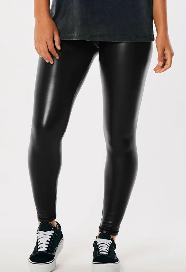Hollister Ultra High-Rise Faux Leather Leggings - Image 2