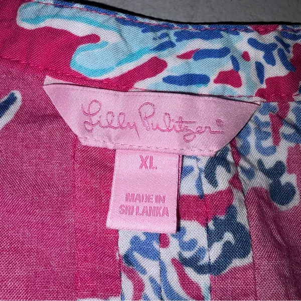 Lilly Pulitzer Pink Samba Sarasota Tunic Dress size XL - Image 8