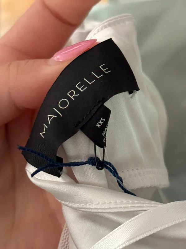 Majorelle White Lace Gown Xxs - Image 10