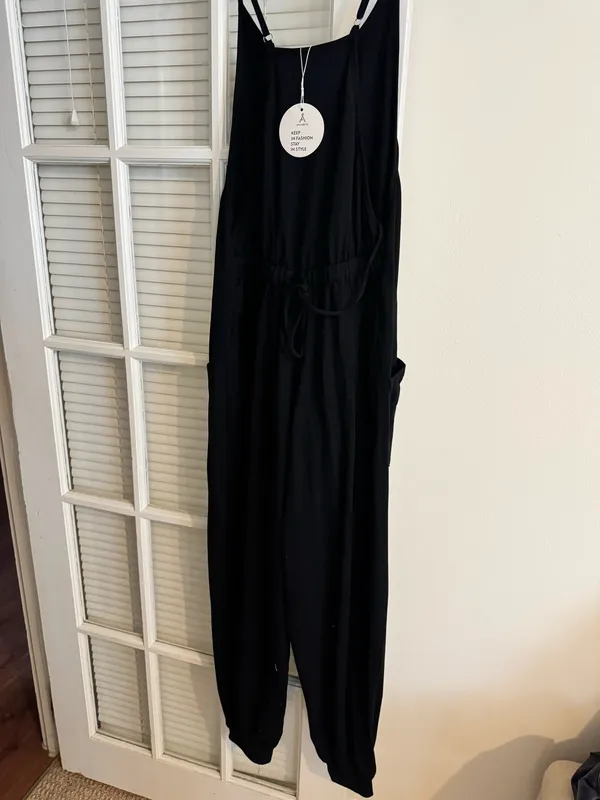 Anrabess Harem Jumpsuit Black Size M - Image 2