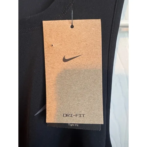 Nike Tank Trail Dri-FIT Black Top Women's XXL Tight Fit Running Training NWT - Image 2