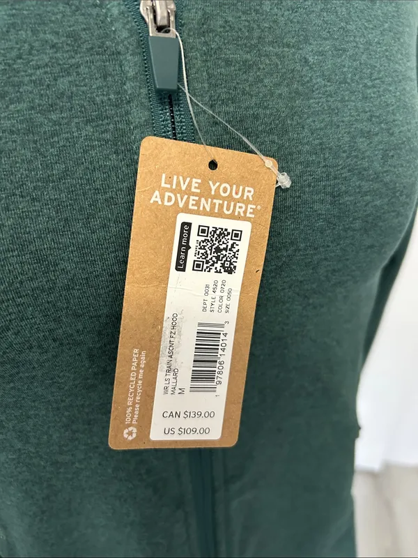 Eddie Bauer Train Ascent Hoodie Mallard Green - Image 5