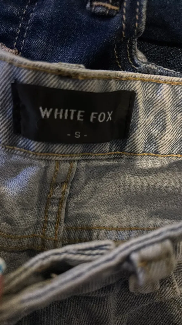White Fox Boutique Denim Shorts - Image 3