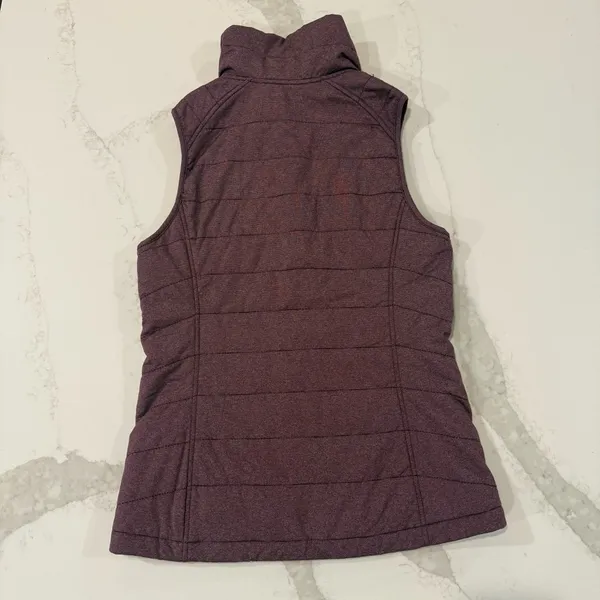Columbia Dandi Camp Insulated Quilted Vest Women’s Small Maroon Red Mock Neck - Image 8
