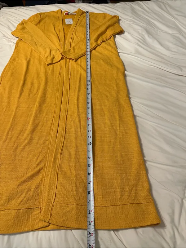 FP Beach Bicoastal Open Front Maxi Duster - Size S - Oversized **Flawed - Image 12