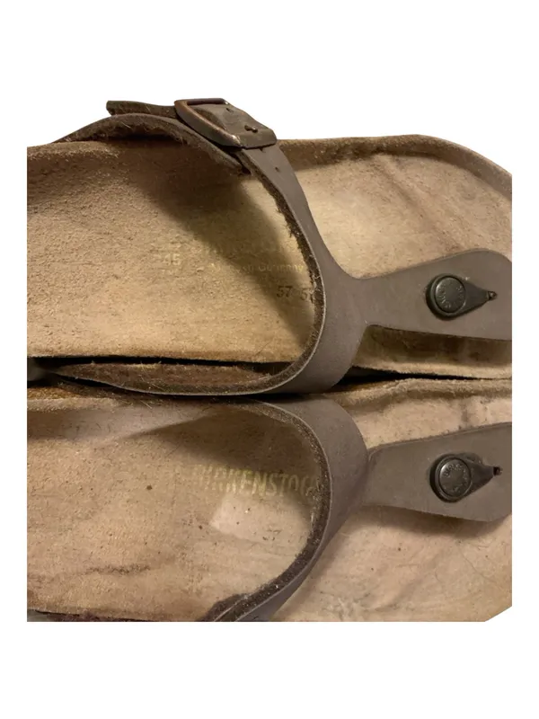Title: Birkenstock Gizeh Mocha Thong Sandals - Size 38 (US Women's 7) - Image 5