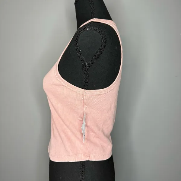 Olivia Rae Pink Fitted Tank Top with Smooth Texture - Image 2
