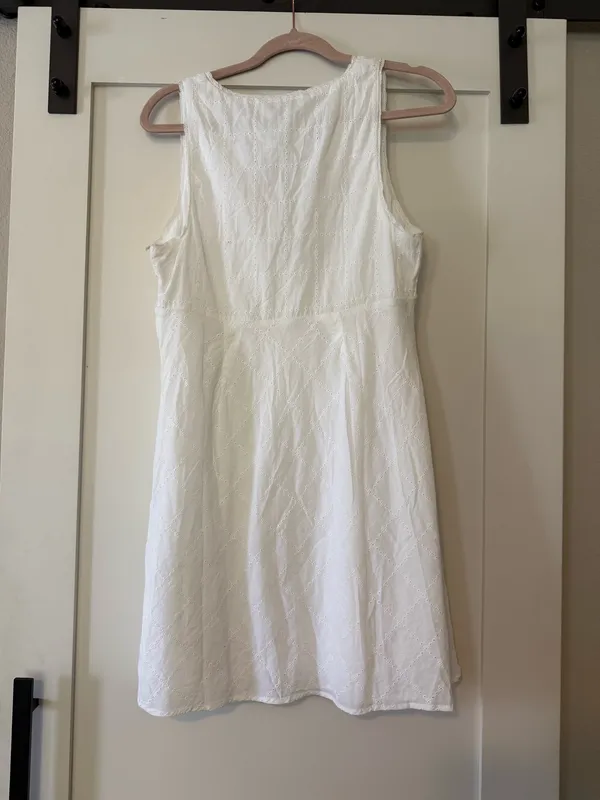 American Eagle Outfitters White Dress Lace - Image 2