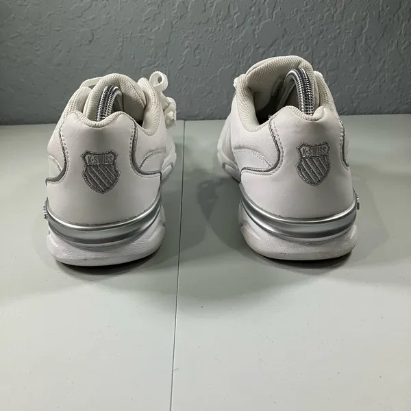K-Swiss White Sneakers Women's Size 11 - Image 4