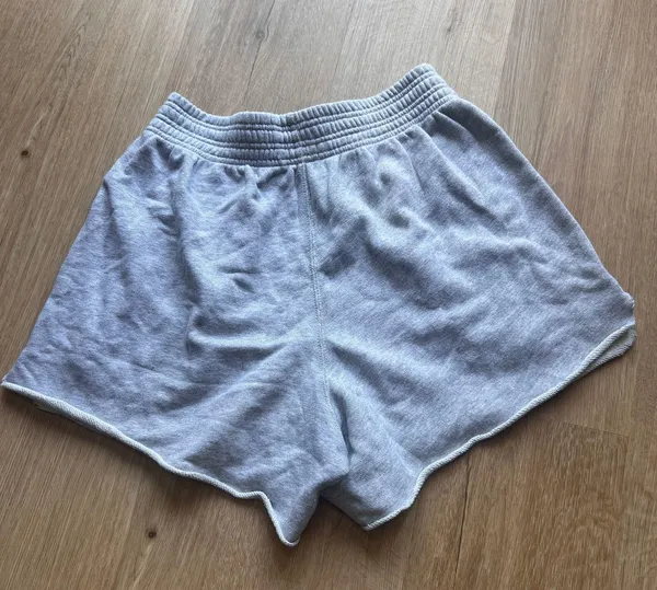Aerie Fleece-Of-Mind High Waisted Gray Short Sz S - Image 4