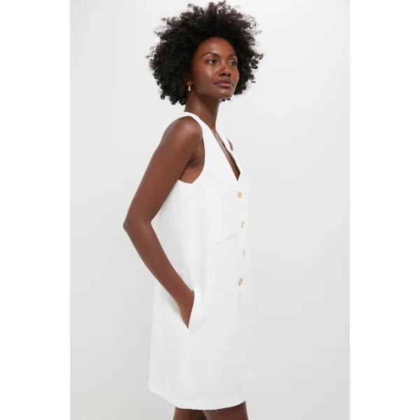 Tuckernuck white Myla textured romper size large‎ - Image 2