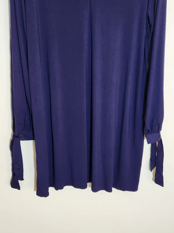 Lulus Navy Blue Shift Dress with Shoulder and Arm Cutouts Size XL NWT - Image 4