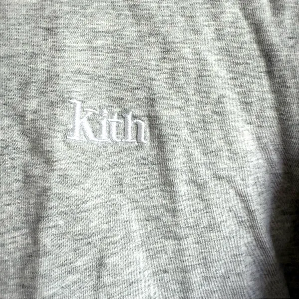 Kith Women Shirt Top Gray Lucy Cropped Long Sleeve Size XS - Image 6