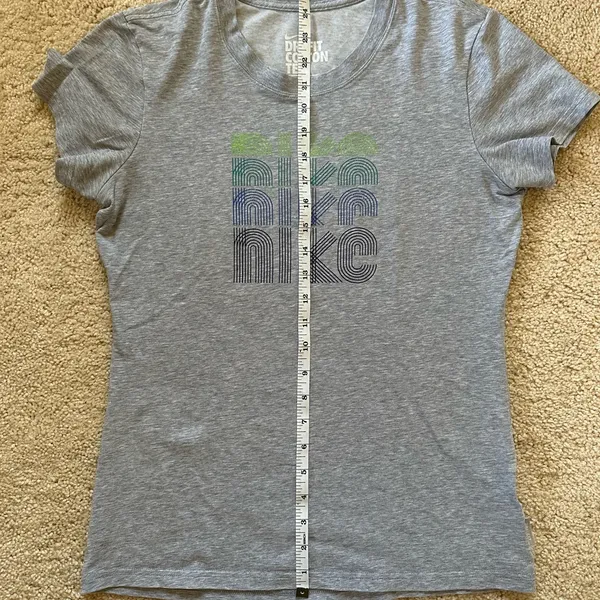 Nike Dri Fit Grey Tee - Image 6
