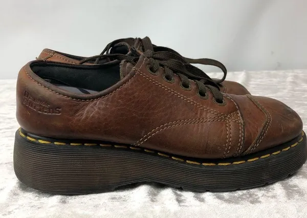 Dr. Martens Vintage 8651 chunky platform Oxford shoes size 7 - Image 3