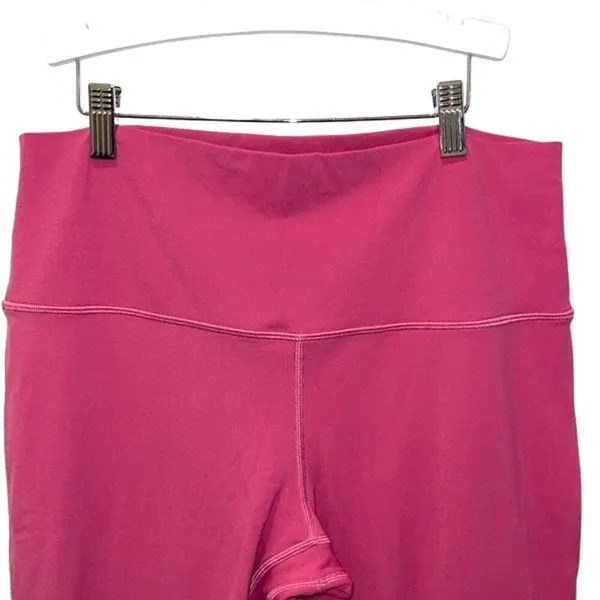 Lululemon Womens Flat Front High-Rise Pull-On Align Crop Leggings Pink Size 12‎ - Image 3