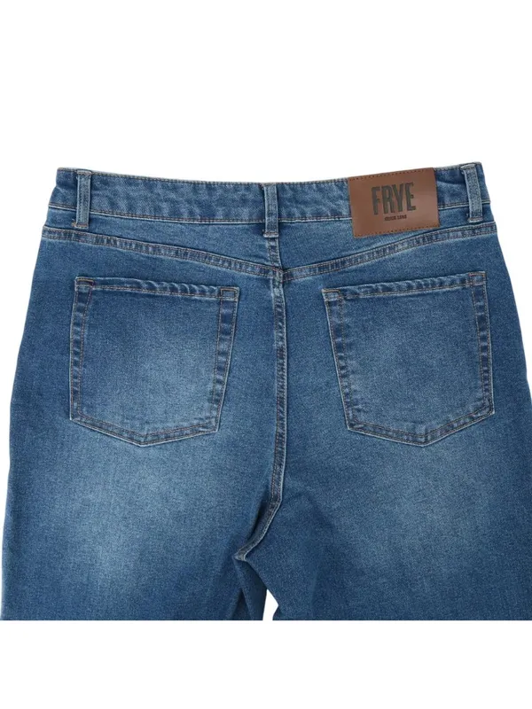 Frye Cuffed or Straight Leg High Rise Stretch Blue Jeans 10 - Image 8