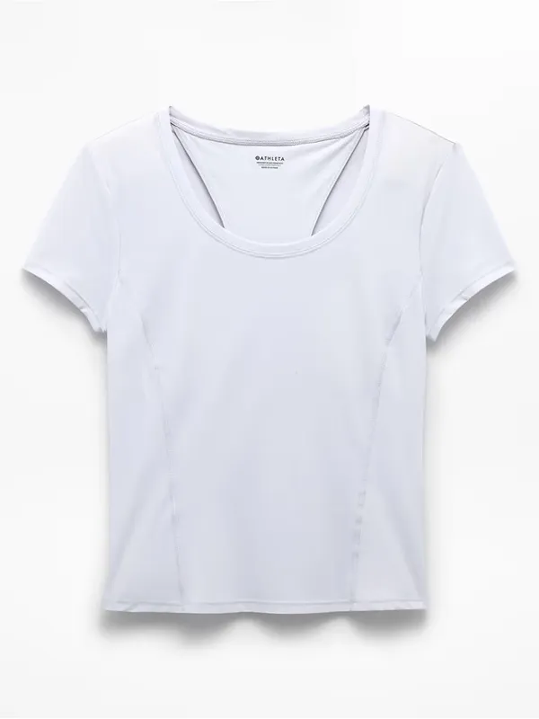 New Athleta L Endurance Racerback Tee Dove Blue Large Regular - Image 6
